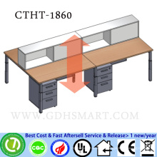 design your own computer desk acrylic solid surface manual screw height adjustable office desk